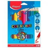 Kredki Colorpeps trójkątne 18 kolorów - zdjęcie produktu