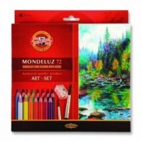 Kredki Mondeluz 72 kolory + pędzel - zdjęcie produktu
