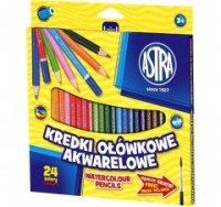 Kredki ołówkowe akwarelowe 24 kolory - zdjęcie produktu