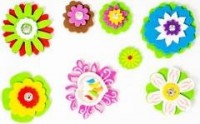 Naklejki piankowe 3D 3cm - Kwiaty - zdjęcie produktu