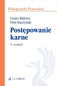 Postępowanie karne - okładka książki