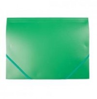 Teczka plastikowa z gumką zielona - zdjęcie produktu