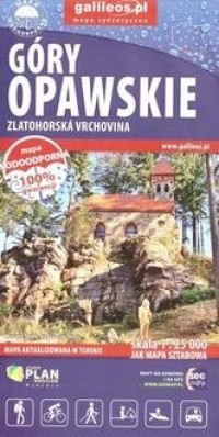 17 Góry Opawskie - mapa syntetyczna - okładka książki