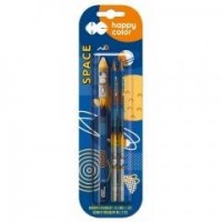 Długopis usuwalny + 2 ołówki Space - zdjęcie produktu