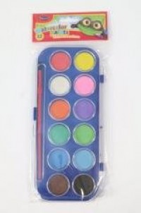 Farbki akwarelowe 12 kolorów - zdjęcie produktu