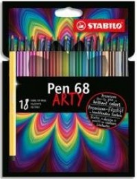 Flamastry Pen 68 Arty 18 kolorów - zdjęcie produktu