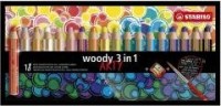 Kredki Woody Arty 3w1 18 kol + - zdjęcie produktu