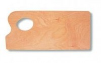 Paleta malarska 29,5x13,5cm drewniana - zdjęcie produktu