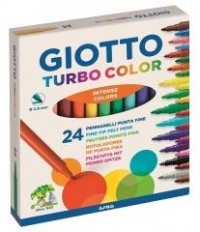 Pisaki Turbo Color 24 kolory GIOTTO - zdjęcie produktu