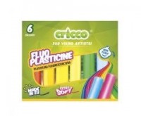 Plastelina 6 kolorów fluorescencyjna - zdjęcie produktu