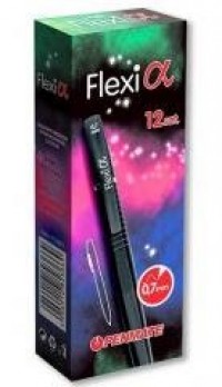 Długopis Flexi Alpha czarny (12szt) - zdjęcie produktu