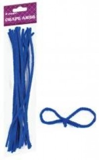 Druciki kreatywne niebieskie 15szt - zdjęcie produktu