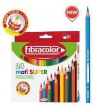 Kredki Mati Super 24 kolory FIBRACOLOR - zdjęcie produktu