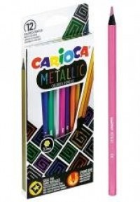 Kredki ołówkowe metaliczne 12 kolorów - zdjęcie produktu