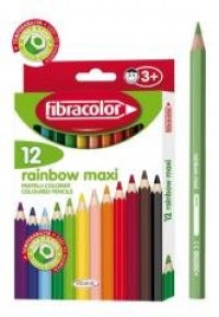 Kredki Rainbow Maxi 12 kolorów - zdjęcie produktu