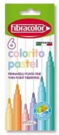 Pisaki Colorito Pastel 6 kolorów - zdjęcie produktu