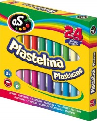 Plastelina 24 kolory AS - zdjęcie produktu