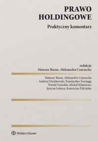 Prawo holdingowe. Praktyczny komentarz - okładka książki