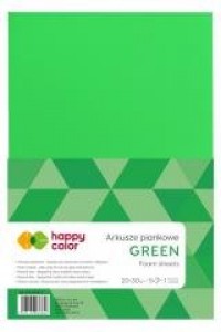 Arkusze piankowe A4 5szt zielone - zdjęcie produktu