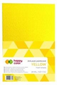 Arkusze piankowe A4 5szt żółte - zdjęcie produktu