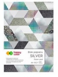 Blok A5/10K Silver HAPPY COLOR - zdjęcie produktu