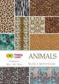 Blok z motywami Animals A4/16K - zdjęcie produktu