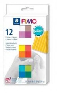 Fimo Soft 12x25g kolory Brilliant - zdjęcie produktu