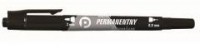 Marker perman. czar. 2 końcówki - zdjęcie produktu