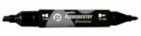 Marker perman. czarna 2 końcówki - zdjęcie produktu