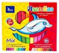 Plastelina mix 15g 24 kolory KP004-G - zdjęcie produktu
