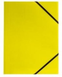 Teczka A4 kart. z gumką nar. limon - zdjęcie produktu