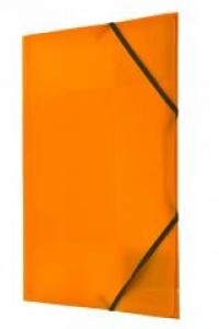 Teczka z gumką nar. A4 pomarańczowa - zdjęcie produktu