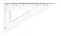 Ekierka prostokątna 14.5cm BL004-B - zdjęcie produktu