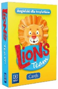 J. ang. 3-latek Lion s Team. Cards - okładka podręcznika
