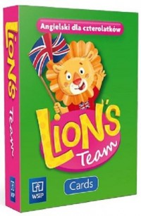 J. ang. 4-latek Lion s Team. Cards - okładka podręcznika