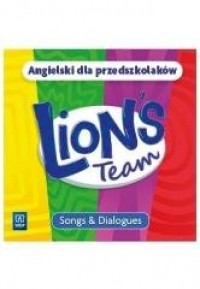 J. ang. Lion s Team. 4 CD Audio - okładka podręcznika