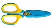 Nożyczki szkolne żółto-niebieskie - zdjęcie produktu