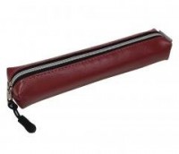 Piórnik Mini PU Leather brązowy - zdjęcie produktu