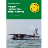 Brytyjski lotniskowiec HMS Hermes - okładka książki