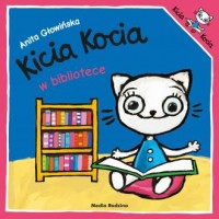 Kicia Kocia w bibliotece - okładka książki