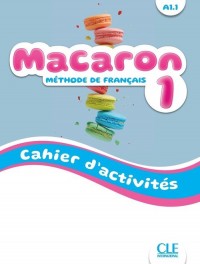 Macaron 1. Ćwiczenia do nauki francuskiego - okładka podręcznika