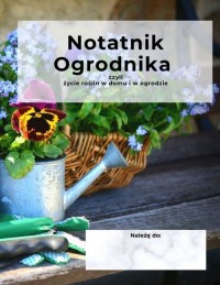 Notatnik ogrodnika - okładka książki