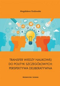 Transfer wiedzy naukowej do polityk - okładka książki