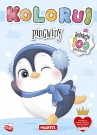 Koloruj Pingwiny - okładka książki