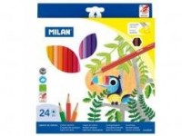 Kredki szkolne 24 kolory MILAN - zdjęcie produktu