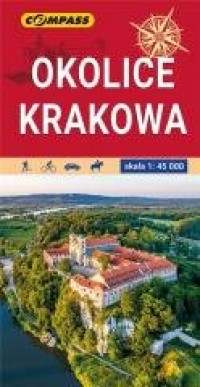 Mapa tur. - Okolice Krakowa lam - okładka książki