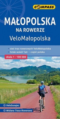 Mapa turystyczna - Małopolska na - okładka książki
