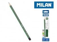 Ołówek trójkątny B (12szt) MILAN - zdjęcie produktu