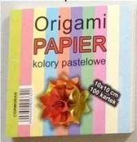 Origami papier 10x10cm pastele - zdjęcie produktu