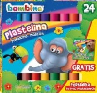 Plastelina 24 kolory BAMBINO - zdjęcie produktu